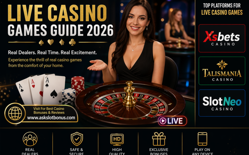 Live Casino Games Guide 2026