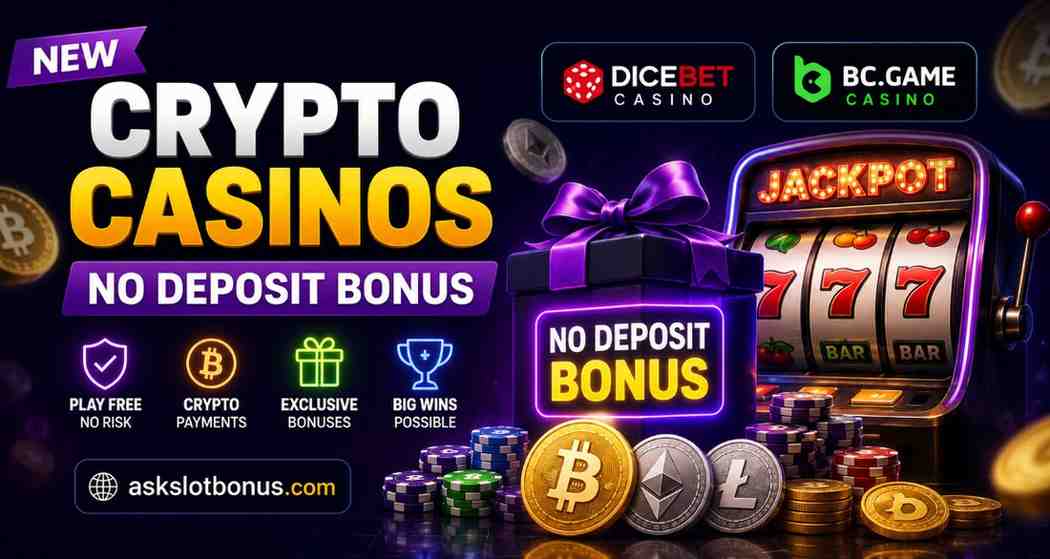 new crypto casinos no deposit bonus