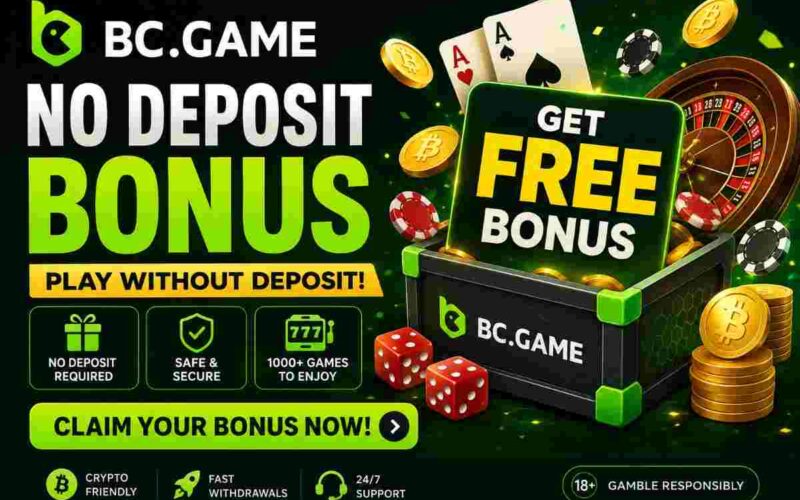 BCGame No Deposit Bonus: How It Works, Eligibility & Casino Guide 2026