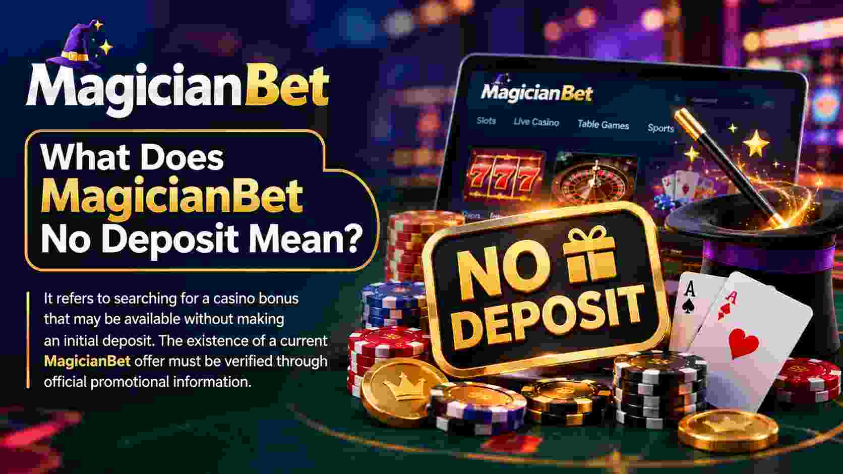 MagicianBet No Deposit
